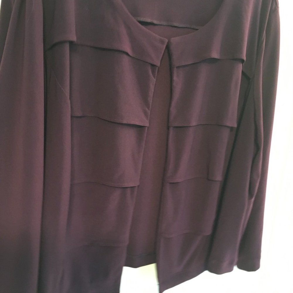 Danny And Nicole Ruffle Front Jacket - Picture 3 of 7